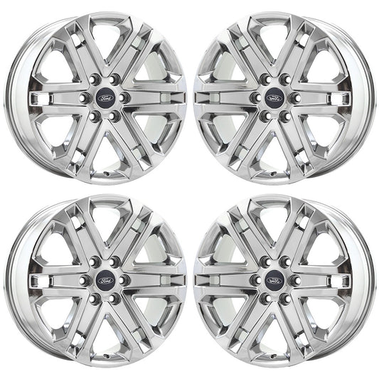 20" Ford F150 Truck Bright Chrome wheels rims Factory OEM set 4 10345 EXCHANGE