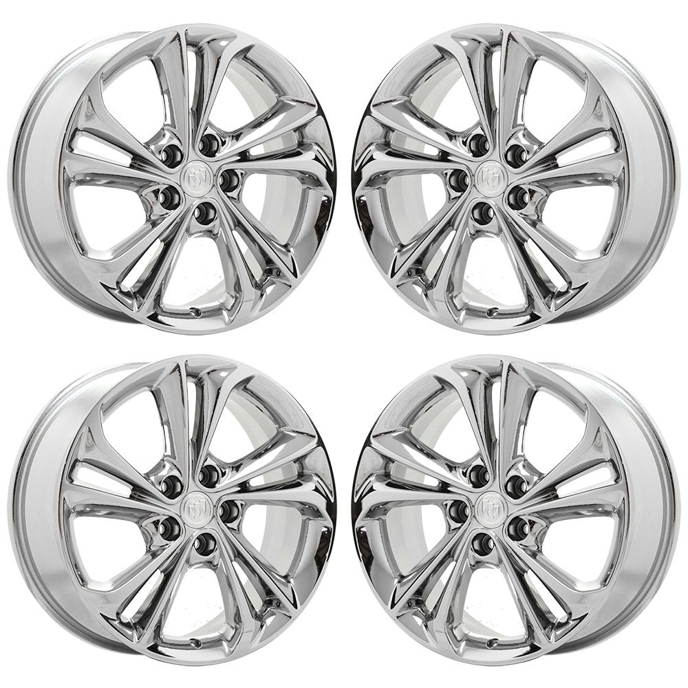 18" Buick Encore GX Bright Chrome wheels rims Factory OEM set 14005 14006