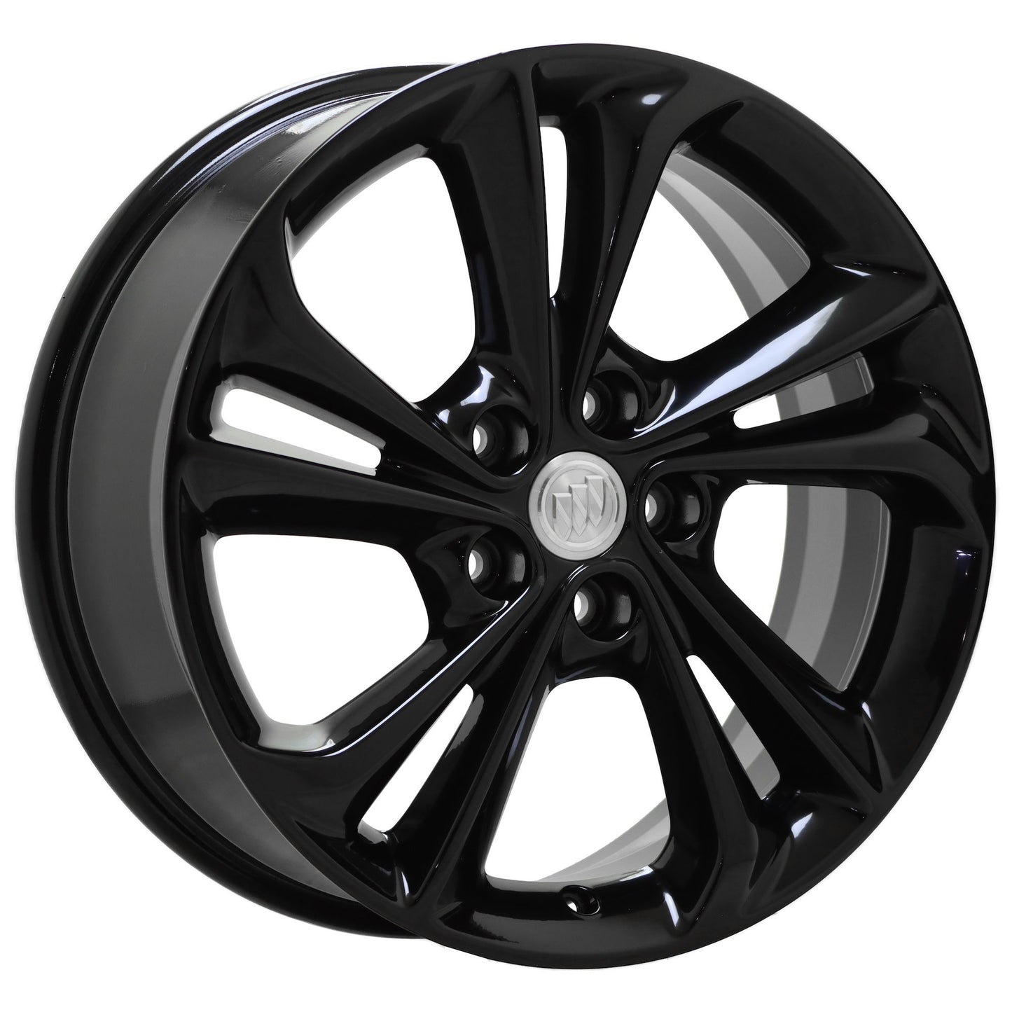 18" Buick Encore GX Gloss Black wheels rims Factory OEM set 14005 14006