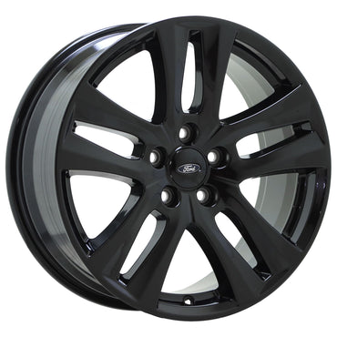 18" Ford Explorer Gloss Black wheels rims Factory OEM set 10182