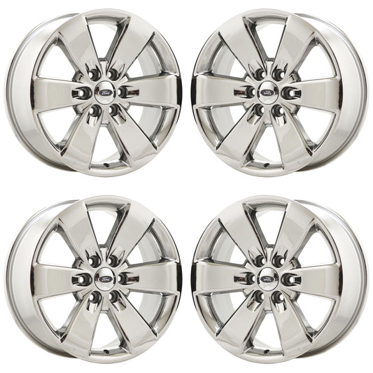 20" Ford F150 Truck FX4 Bright Chrome wheels rims Factory OEM set 4 3833