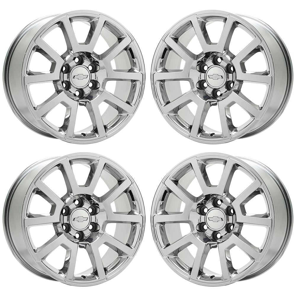 20" Chevrolet Silverado 1500 Tahoe Bright Chrome wheels rims Factory OEM 5699