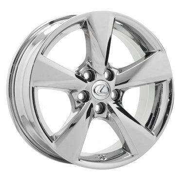 18" Lexus RX350 RX450 Bright Chrome wheels rims Factory OEM set 74253