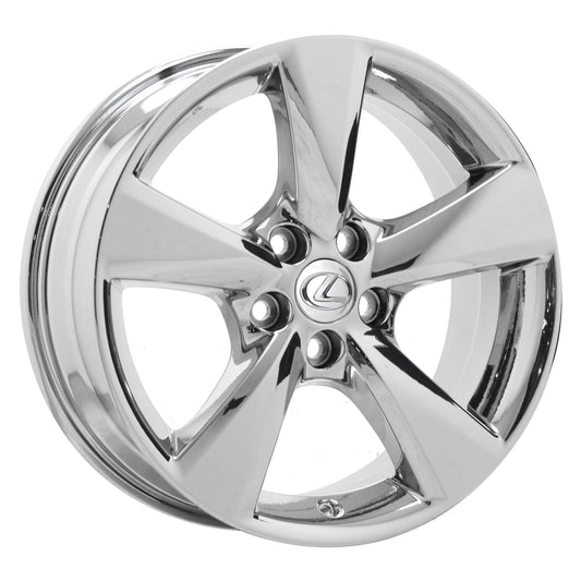 18" Lexus RX350 RX450 Bright Chrome wheel rim Factory OEM single 74253