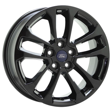 17" Ford Escape Gloss Black wheels rims Factory OEM set 10256
