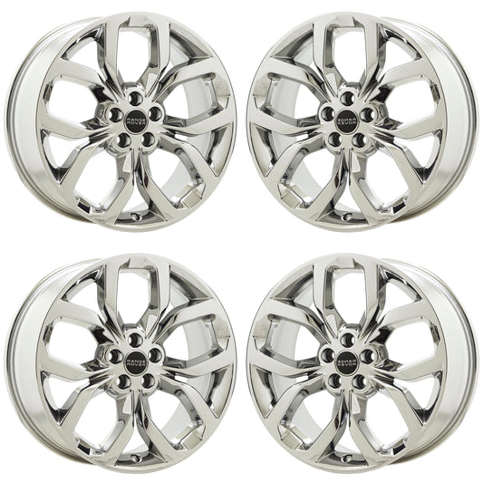 19" Range Rover Sport Bright Chrome wheels rims Factory OEM set 4 72262