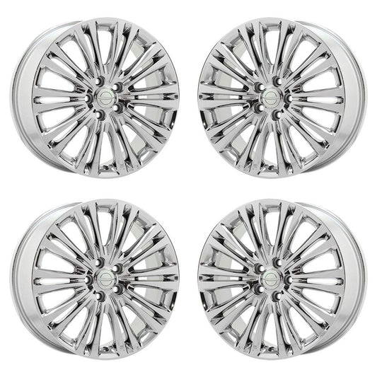 19" Chrysler 300 AWD Bright Chrome wheels rims Factory OEM set - 2419 EXCHANGE