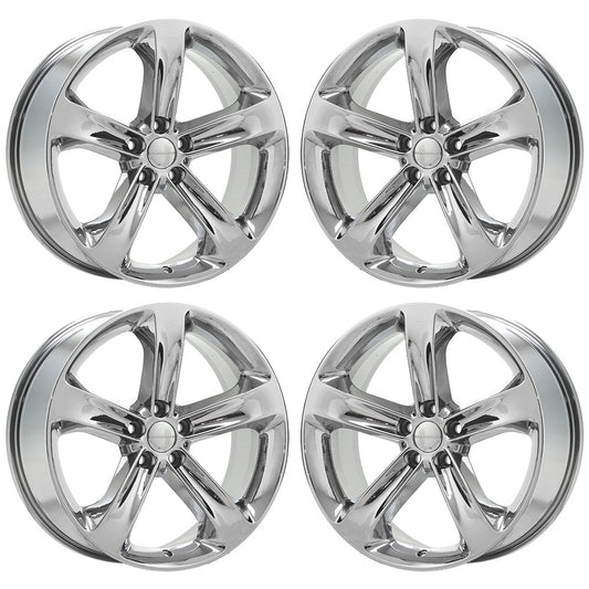 20" Dodge Charger Challenger Bright Chrome wheels rims Factory OEM set 2529