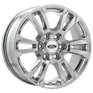 18" Ford F150 Bright Chrome wheels rims Factory OEM set 10001