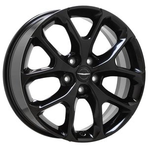 20" Chrysler Pacifica Gloss Black wheels rims Factory OEM set 2030 95054