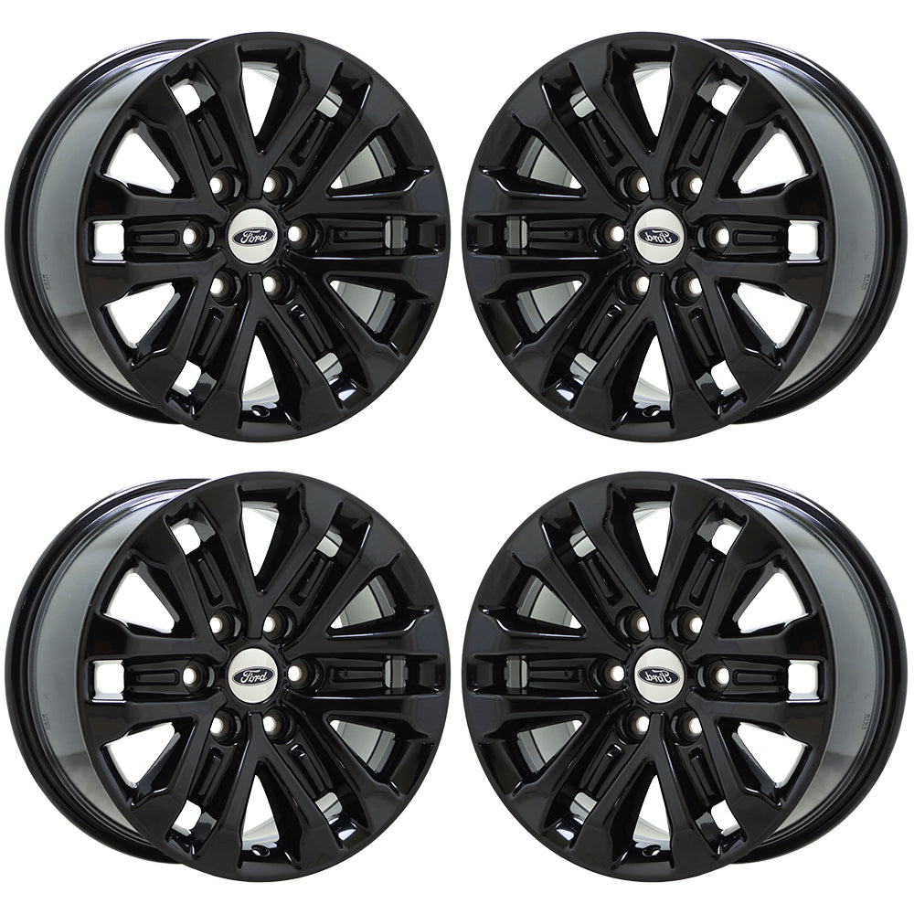 17" Ford F150 Raptor Truck Gloss Black wheels rims Factory OEM set 4 96648
