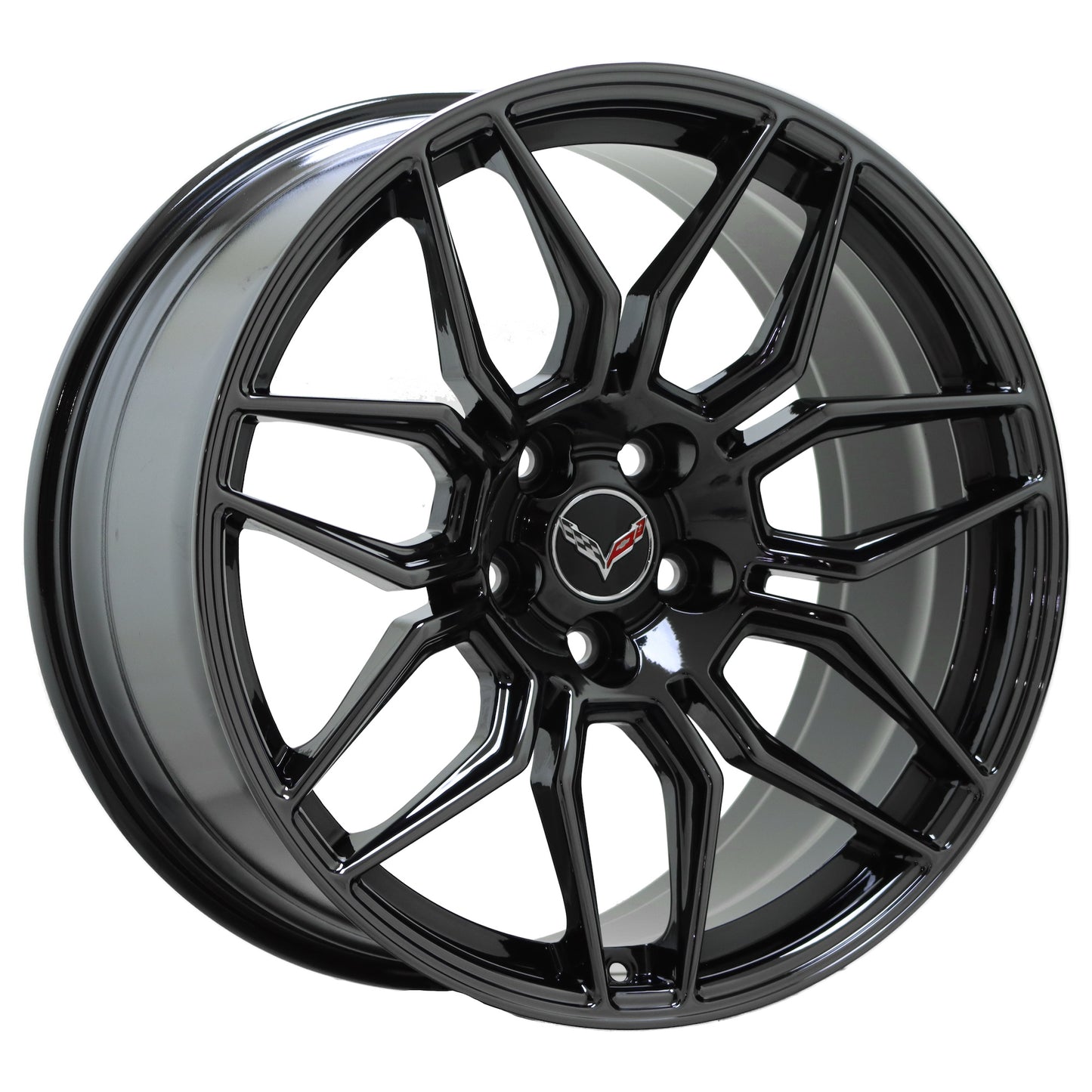 20" 21" Corvette C8 Black Chrome wheels rims Factory 95580 95581 EXCHANGE