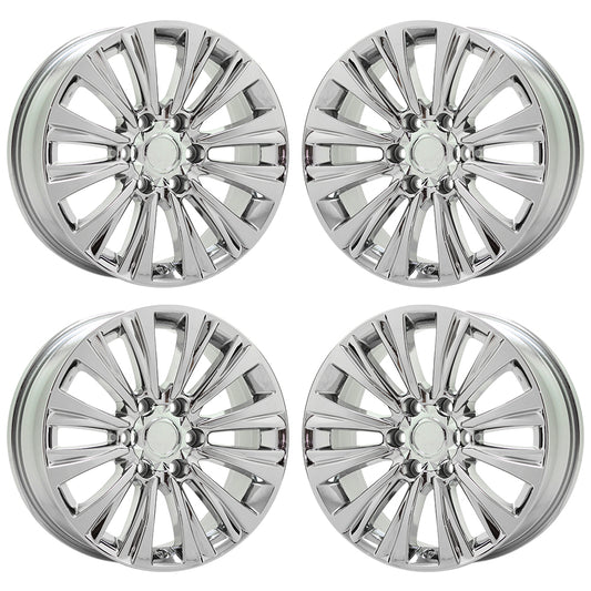 19" Lexus GX460 Bright Chrome wheels rims Factory OEM set 74388 EXCHANGE