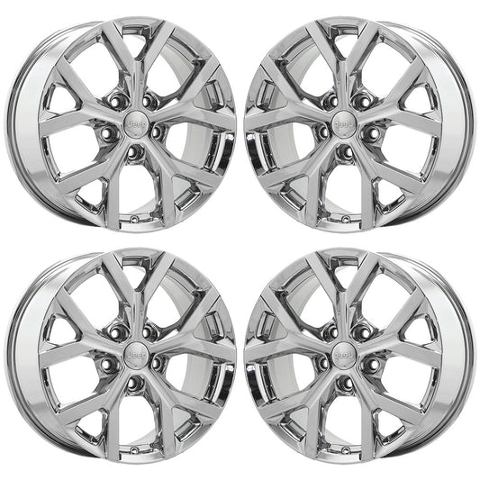 18" Jeep Grand Cherokee Bright Chrome wheels rims Factory OEM set 9285 EXCHANGE
