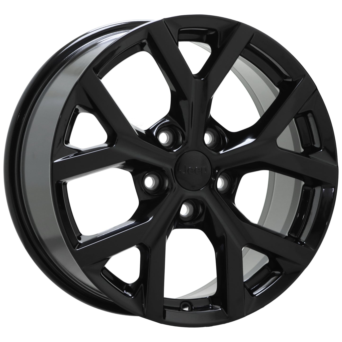 18" Jeep Grand Cherokee Gloss Black wheels rims Factory OEM set 9285