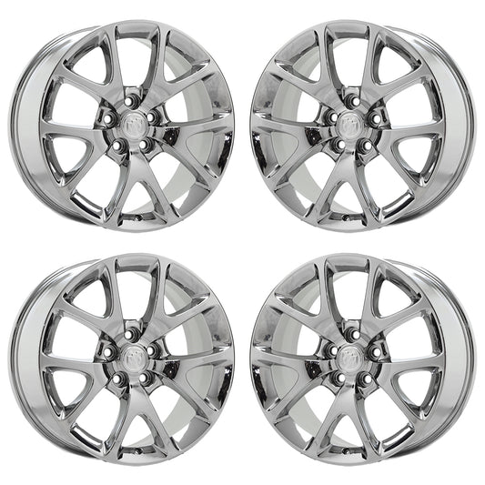 19" Buick Lacrosse Regal Bright Chrome wheels rims Factory OEM set 4108 EXCHANGE