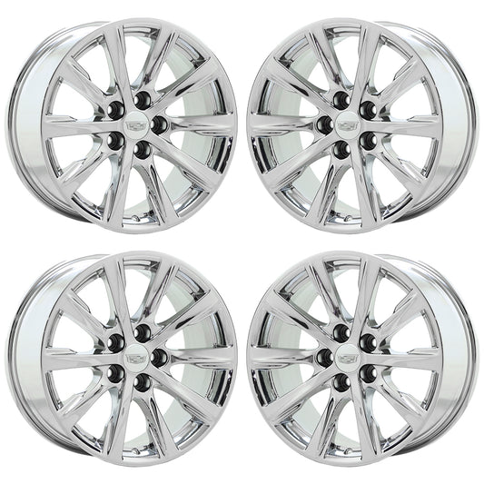 18" Cadillac CT5 Bright Chrome wheels rims Factory OEM set 4836 EXCHANGE