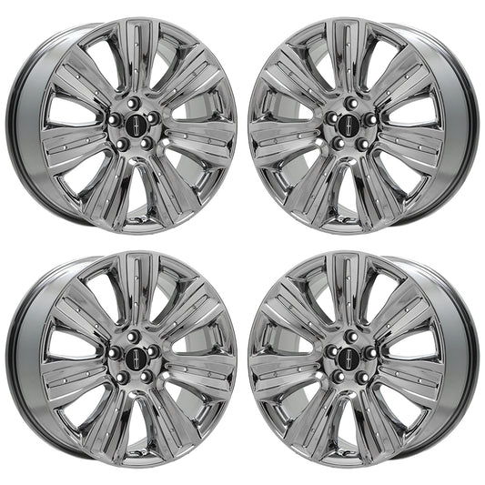 19" Lincoln MKC Bright Chrome wheels rims Factory OEM set 10021