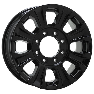 18" Ford F250 F350 SRW Gloss Black wheels rims Factory OEM set 10097