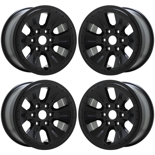 17" Ford F150 Truck Satin Black wheels rims Factory OEM set 4 10114