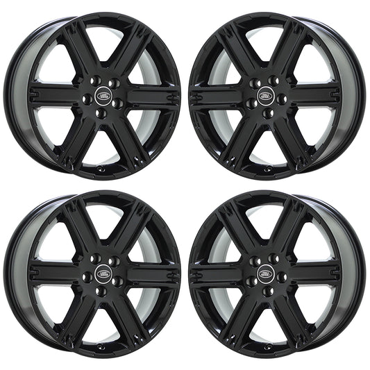 19" Land Rover Range Rover Evoque Gloss Black wheels rim OEM set 72234