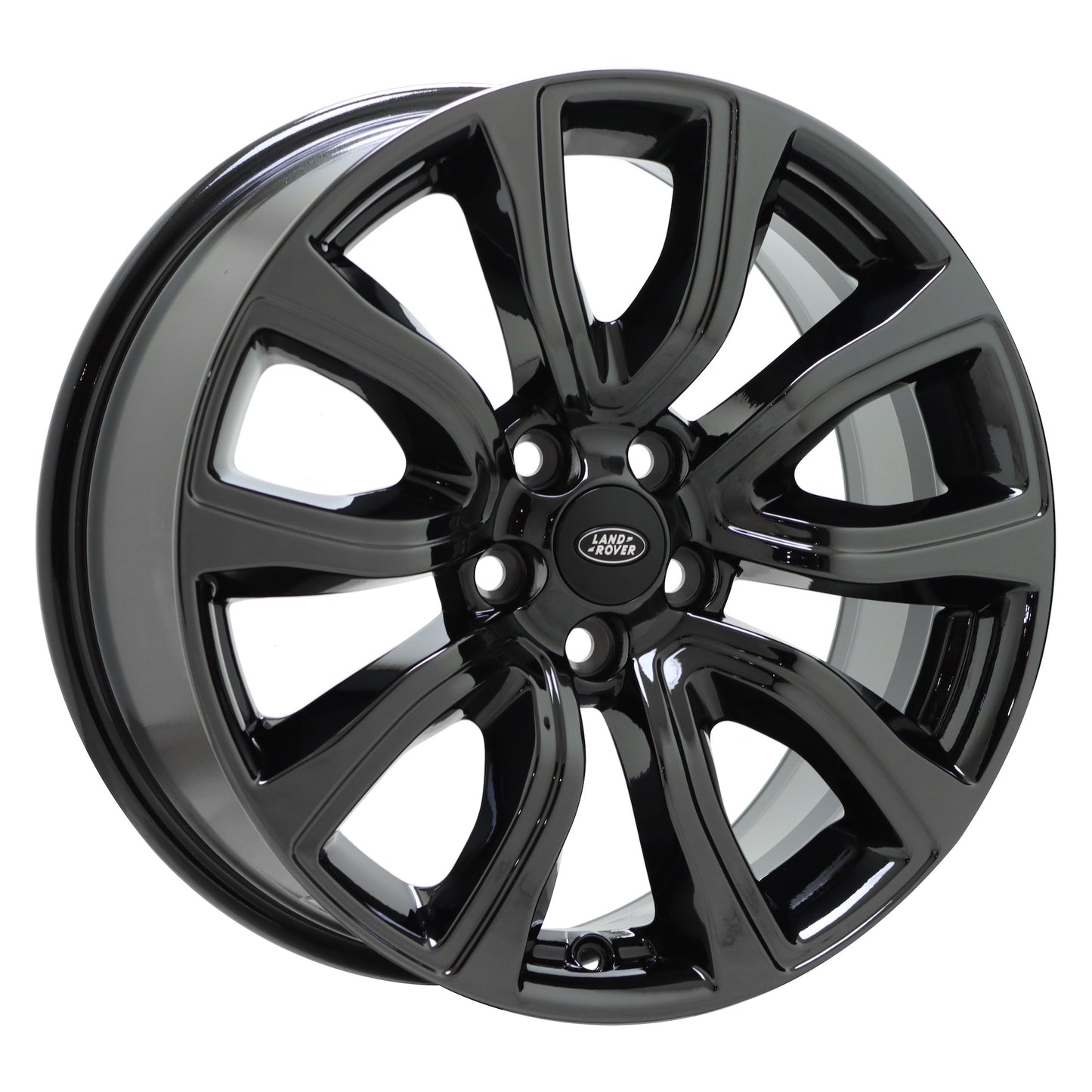 18" Land Range Rover Evoque Black Chrome wheels rim OEM set 72256 EXCHANGE