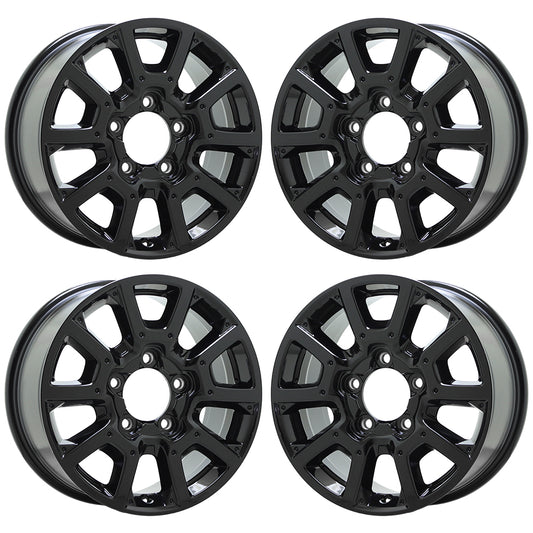 18" Toyota Tundra Gloss Black wheels rims Factory OEM set 4 75157