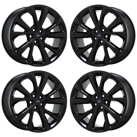 21" Ford Explorer Gloss Black wheels rims Factory OEM set 10476 EXCHANGE
