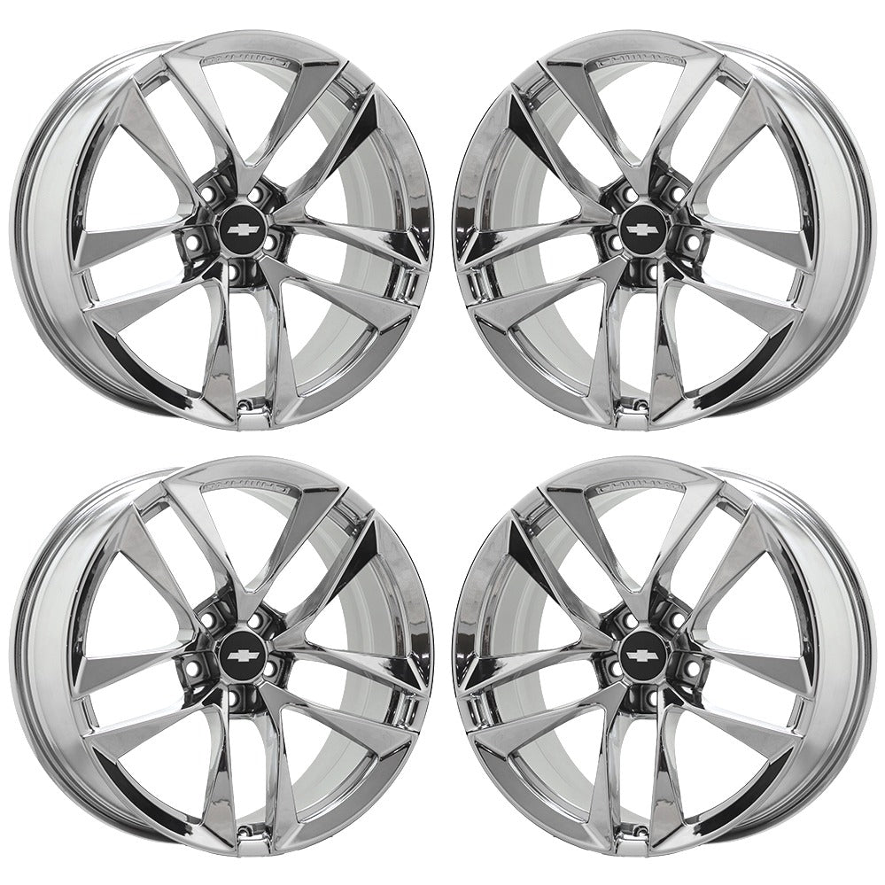 20x8.5 20x9.5 Camaro SS Bright Chrome wheels rims OEM set 4 97952 97953 EXCHANGE