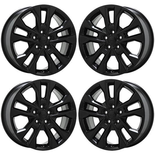 20" Jeep Grand Cherokee Gloss Black wheels rims Factory OEM set 9289 EXCHANGE