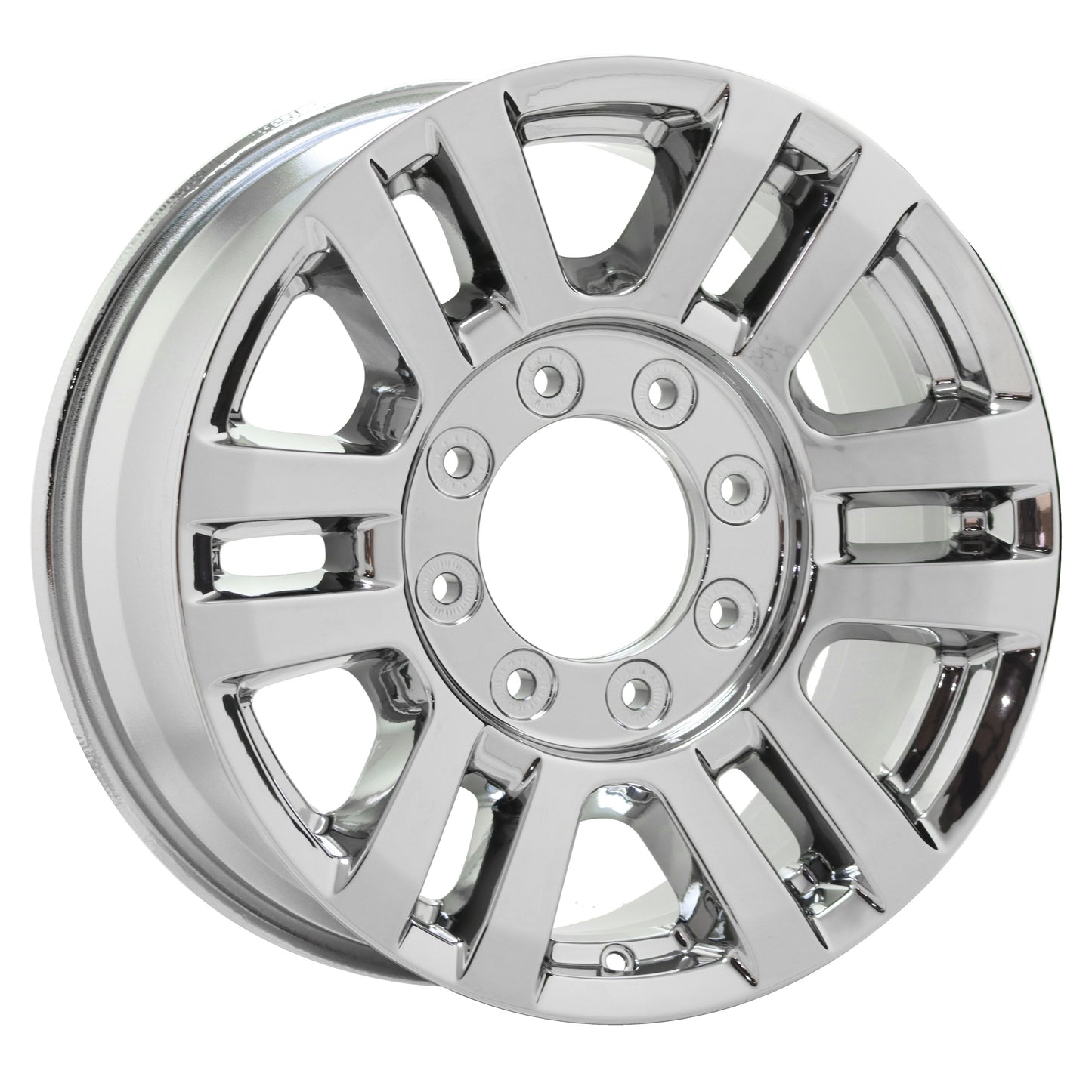 18" Ford F250 F350 SRW Bright Chrome wheels rims Factory OEM set 10098 EXCHANGE
