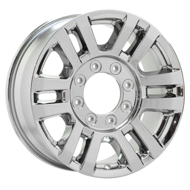 18" Ford F250 F350 SRW Bright Chrome wheels rims Factory OEM set 10098