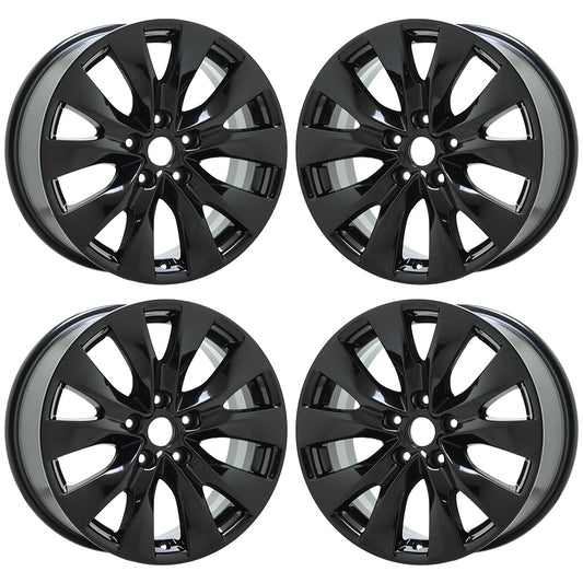 17" Subaru Legacy Gloss Black wheels rims Factory OEM set 68823 EXCHANGE