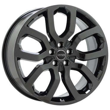 20" Land Range Rover Evoque Black Chrome Wheels Rims Factory 72235