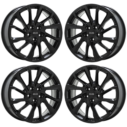 19" GMC Terrain Gloss Black Wheels Rims Factory OEM Set 95204 EXCHANGE