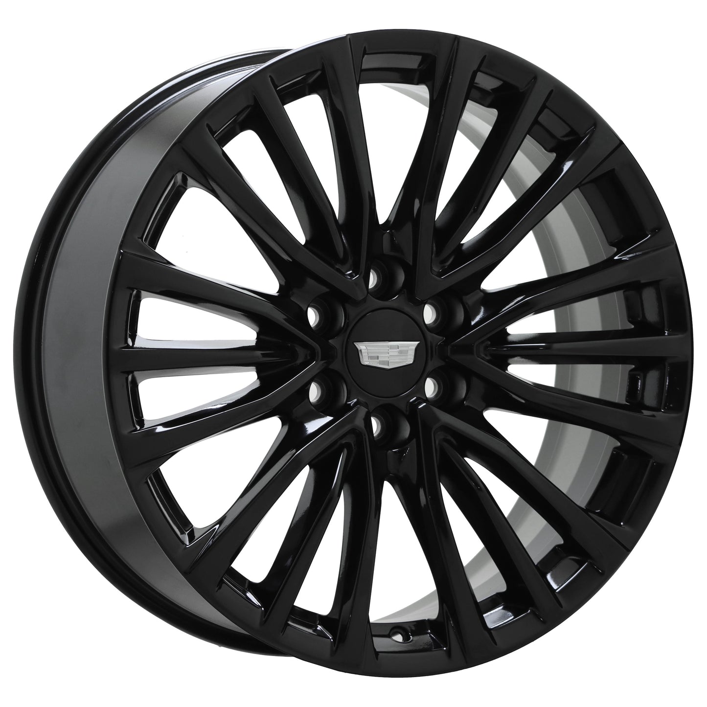 22" Cadillac Escalade V Gloss Black wheels rims Factory OEM 4883 EXCHANGE