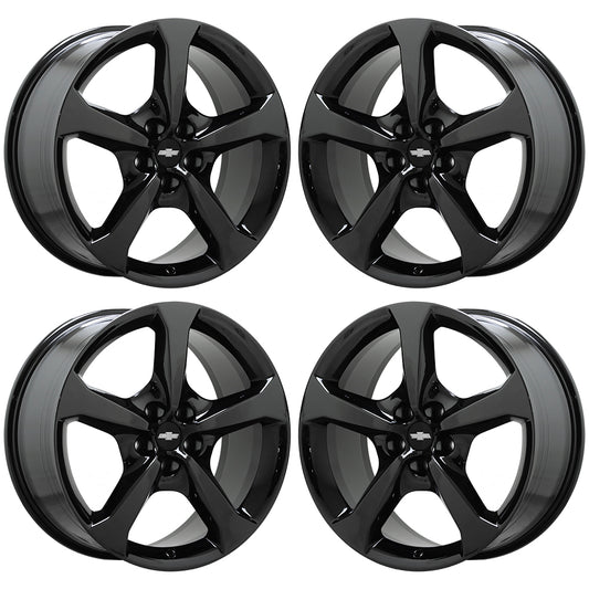 20" Chevrolet Camaro Black Chrome Wheels Rims Factory Set 5578 5583