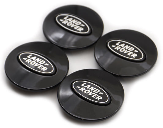 2 3/8" LR2, LR3, LR4, Land Rover Evoque, Sport Black Center Cap LR001156 set
