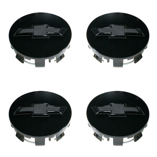 3 1/4" Chevrolet Silverado 1500 Tahoe Suburban Black Center Cap 23480948 set