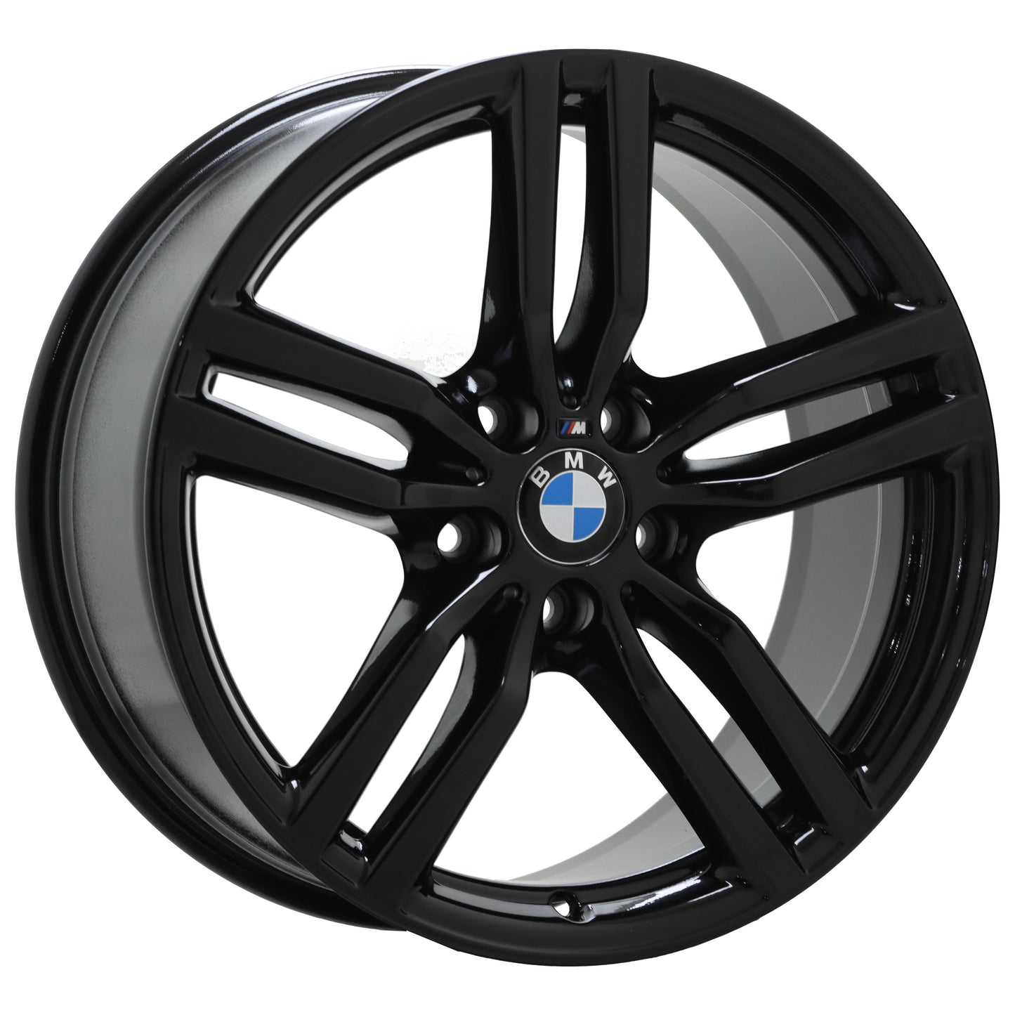 19" BMW X6 series Gloss Black wheel rim Factory OEM 86263 (Rear)