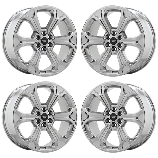 22" Ford Expedition Bright Chrome wheels rims Factory OEM set 10443 EXCHANGE
