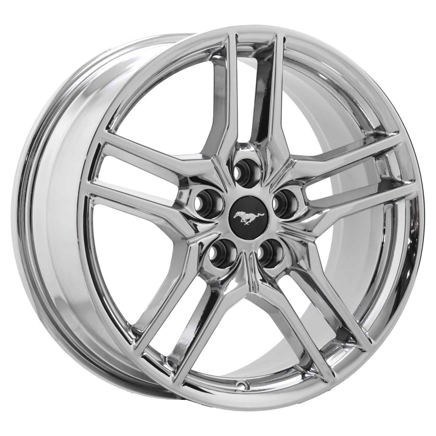 18" Ford Mustang Bright Chrome wheels rims Factory OEM set 10157