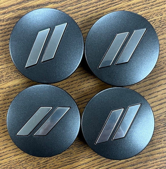 2 1/2" Dodge Challenger, Charger, Durango Charcoal Center Cap #6CZ27RXFAA set