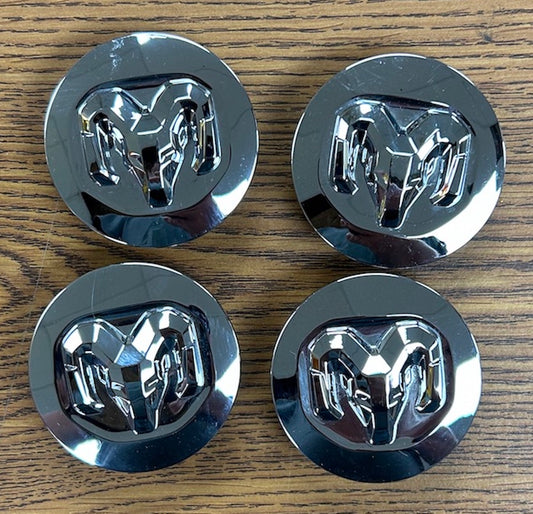 2 1/2" Dodge Ram 1500 Chrome Center Cap #6KF18SZ0AA set