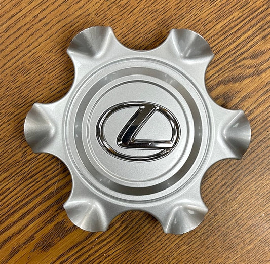 5 1/2" Lexus GX460 OEM Silver Center Cap #4260B60320 single