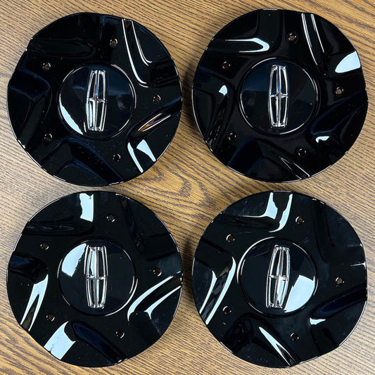 5 7/8" Lincoln Corsair OEM Black Center Cap #MJ7Z1130A set