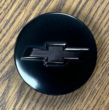 2 5/8" Chevrolet Camaro, Colorado Satin Black Center Cap #23115614 set