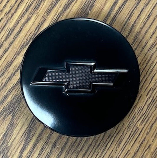 2 5/8" Chevrolet Camaro, Colorado Satin Black Center Cap #23115614 single