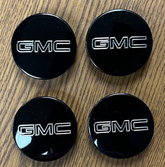 2 1/4" GMC Terrain Black Center Cap #84388518 set