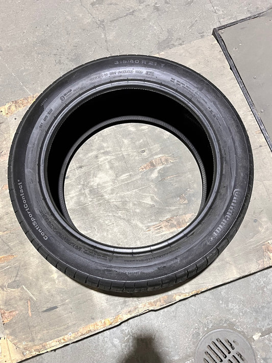 3154021 315/40R21-111Y Continental Contisportcontact 5 tire single x1 9/32